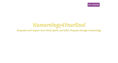 Desktop Screenshot of numerology4yoursoul.com